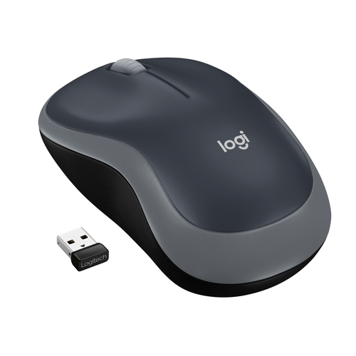 Logitech M185 souris Bureau Ambidextre RF sans fil Optique 1000 DPI Noir