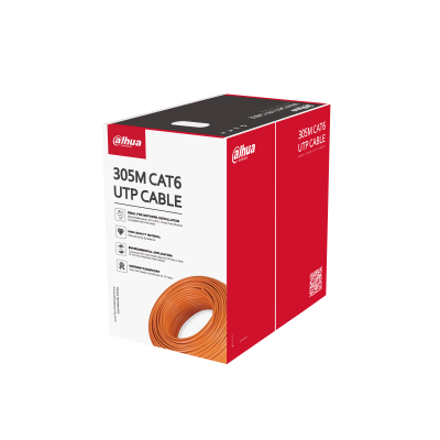 DAHUA BOBINE CABLE RESEAU UTP CAT6 305M DH-PFM922I-6UN-C-V2